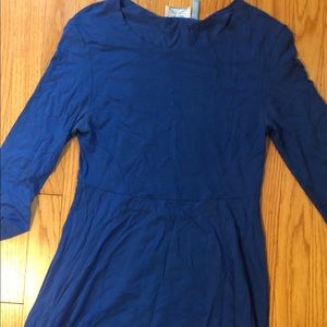 Long sleeved Navy blue mini dress from Survival
